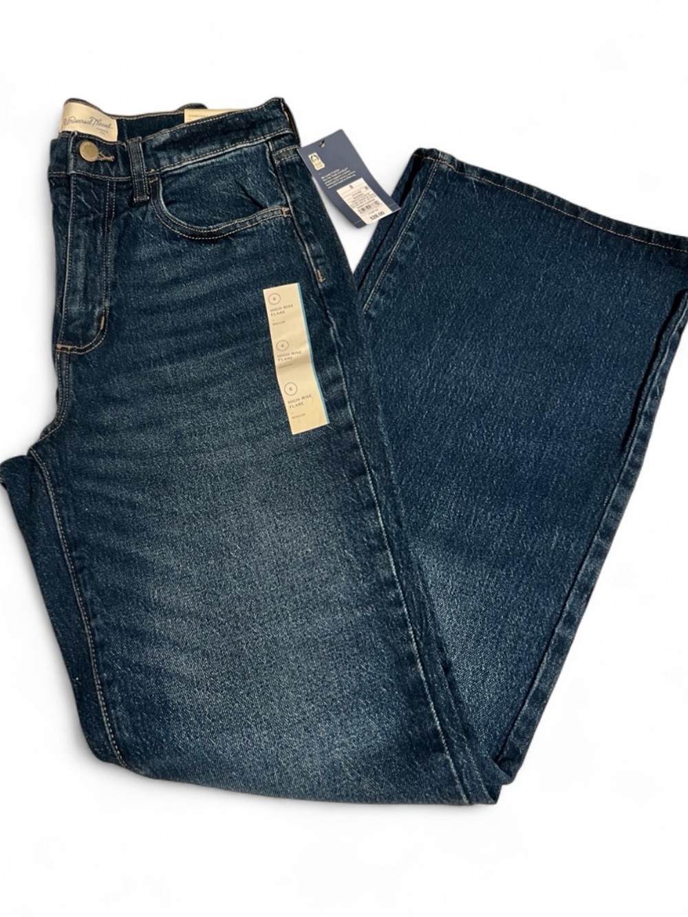 NWT Women’s Dark Blue High Rise Flare Jeans